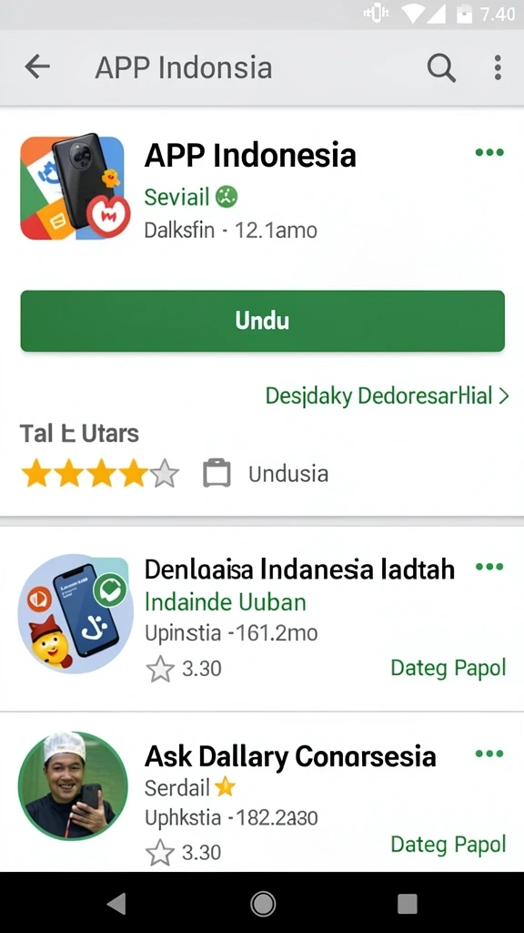 Desain antarmuka pengguna yang menarik dan modern.