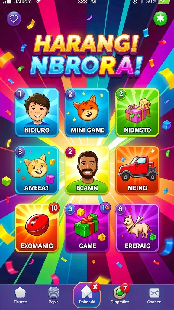 Screenshot menampilkan karakter utama dalam aksi melawan monster.