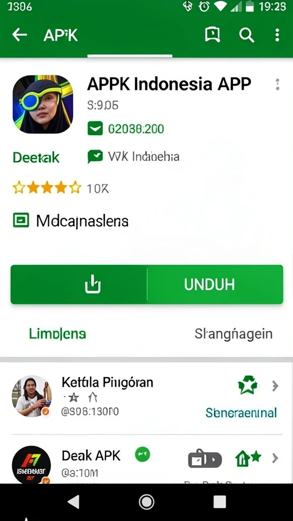 Tampilan antarmuka yang modern dan menarik.