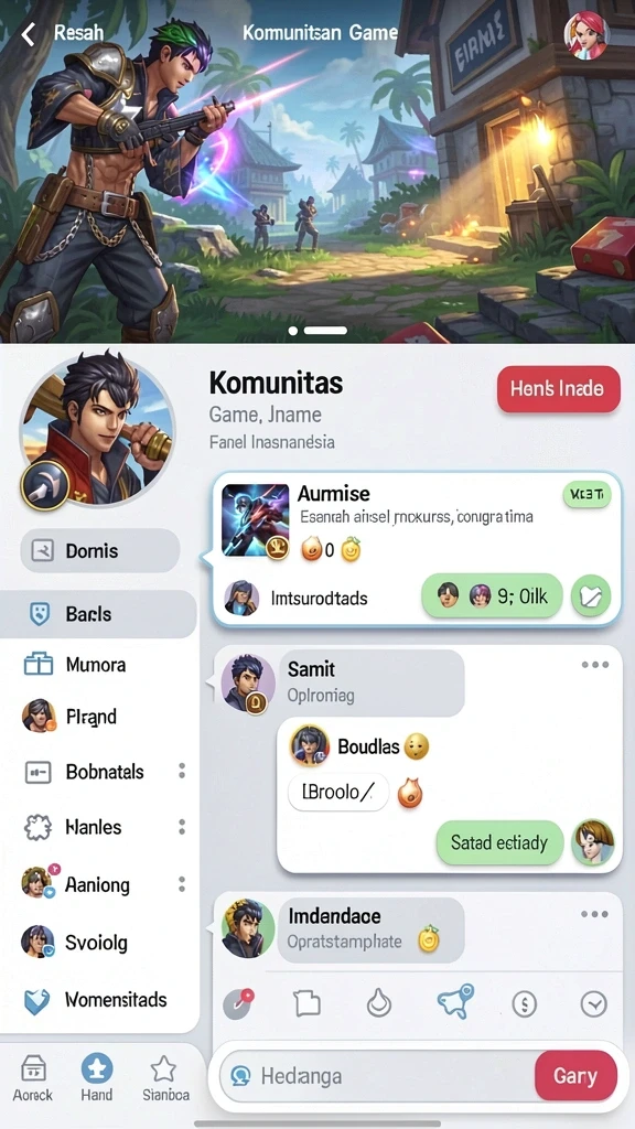 Karakter khas yang dapat dipilih di DMD686.