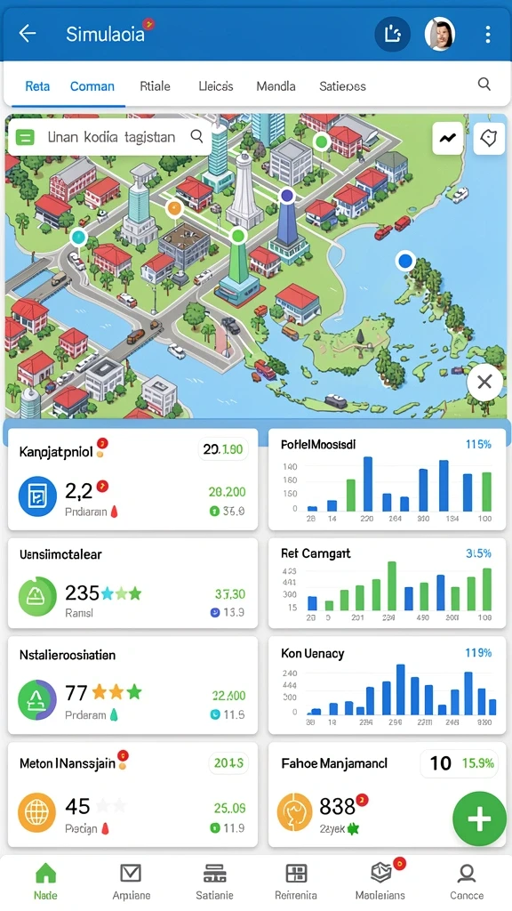 Tampilkan aksi karakter dalam dunia yang menakjubkan.