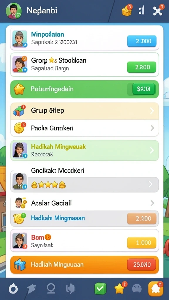 Tampilan menarik dengan grafis yang memukau.