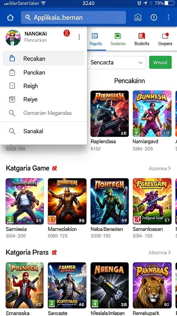Tampilan antarmuka yang user-friendly dan menarik.