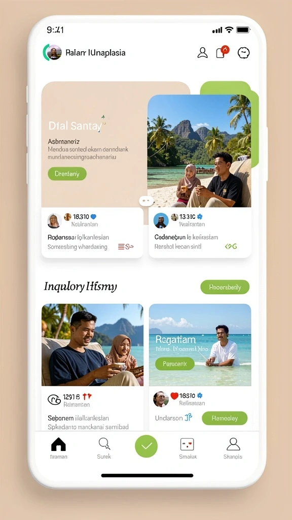 Fitur sosial IDNSCORE yang memungkinkan interaksi antar pengguna.