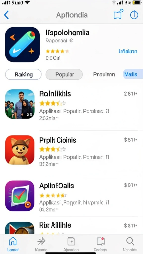 Screenshot menunjukkan tampilan antarmuka yang menarik dan mudah digunakan.