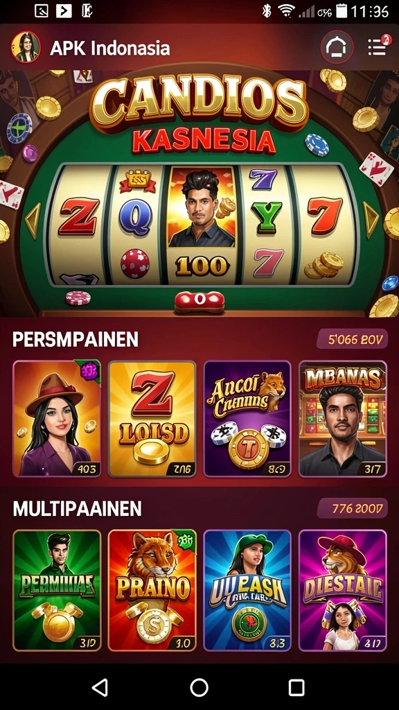 Beragam pilihan mesin slot yang seru.