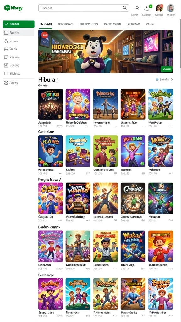Screenshot memperlihatkan karakter yang dapat disesuaikan.
