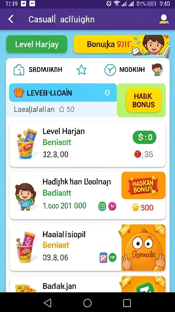Tampilan awal LUCKSVIP yang menarik dan mudah dinavigasi.