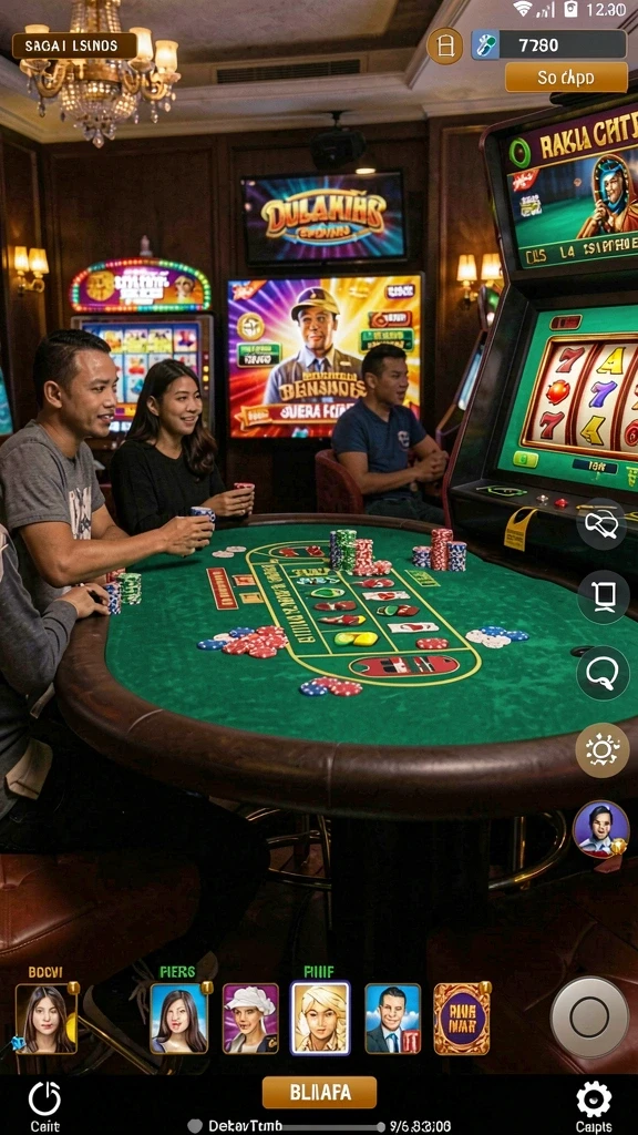 Tangkapan layar gameplay seru dari MAJ777.