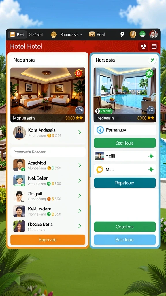 Karakter-karakter unik yang bisa dipilih dalam permainan.