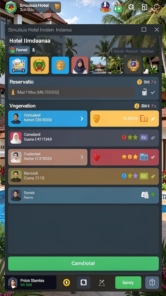 Berbagai pilihan permainan mulai dari kasino hingga slot.