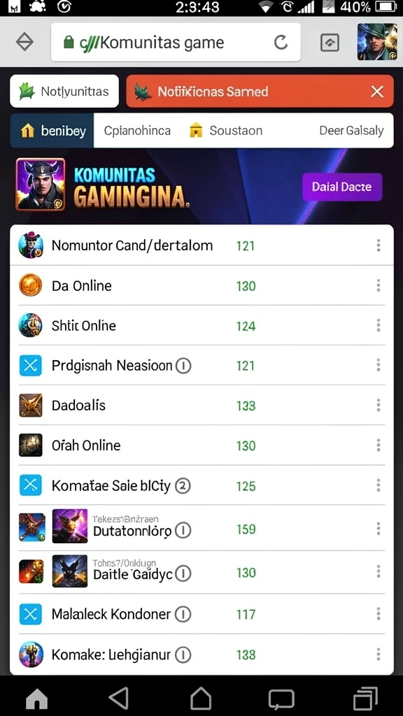 Tangkapan layar aksi seru saat bermain multiplayer.