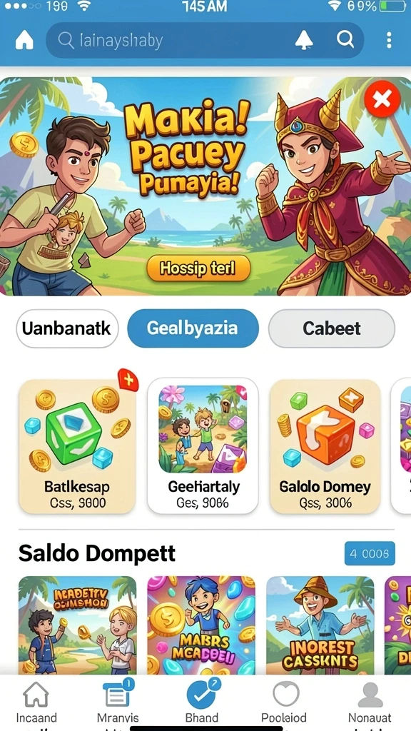 Karakter unik dengan kemampuan spesial yang berbeda.