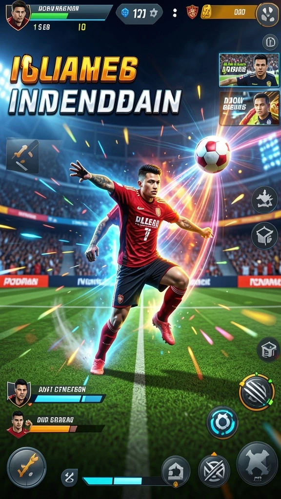 Menampilkan aksi seru dari gameplay yang menantang.