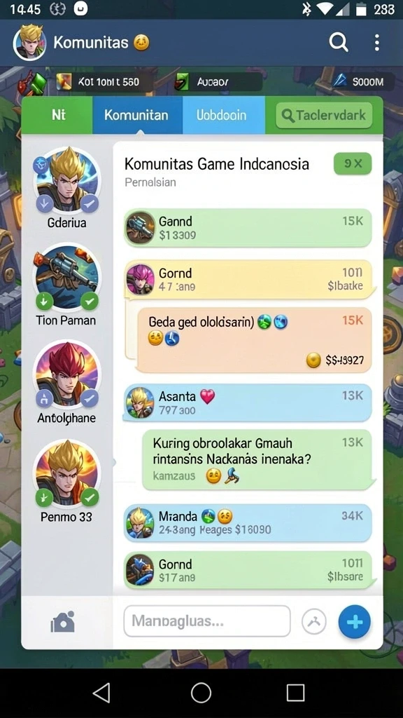 Tampilan awal yang menarik dan intuitif.