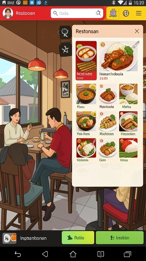 Tampilan gameplay yang menarik dan dinamis.
