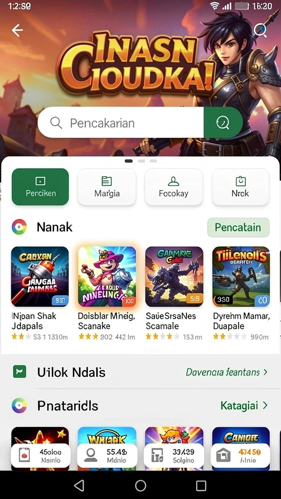 Fitur multiplayer yang memungkinkan kompetisi nyata.