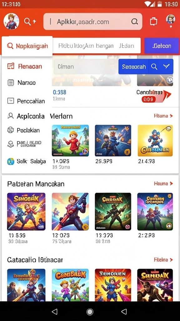 Tangkapan layar memperlihatkan tampilan level baru yang menantang.