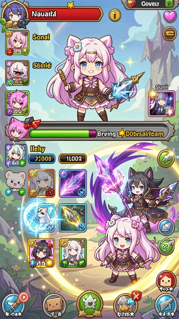 Grafik yang menawan dan detail yang cermat.