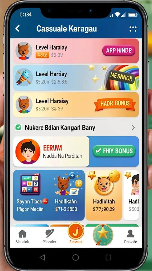 Screenshot dari mode multiplayer dengan teman-teman.