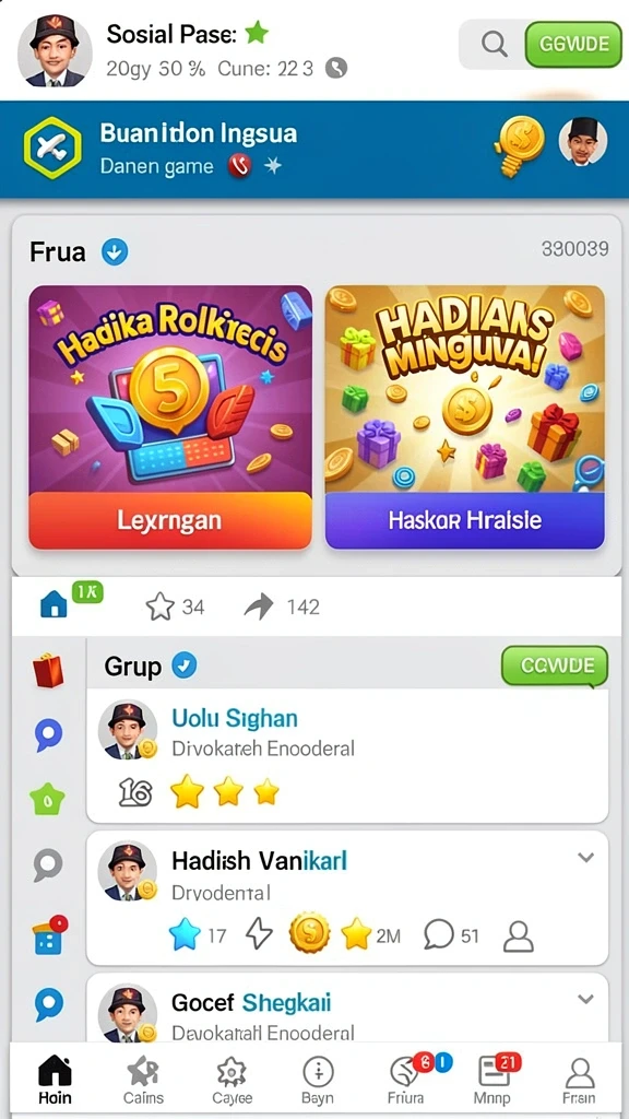 Misi-misi menantang yang bisa dipilih.
