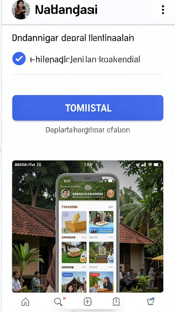 Tampilan antarmuka yang user-friendly dan menarik.