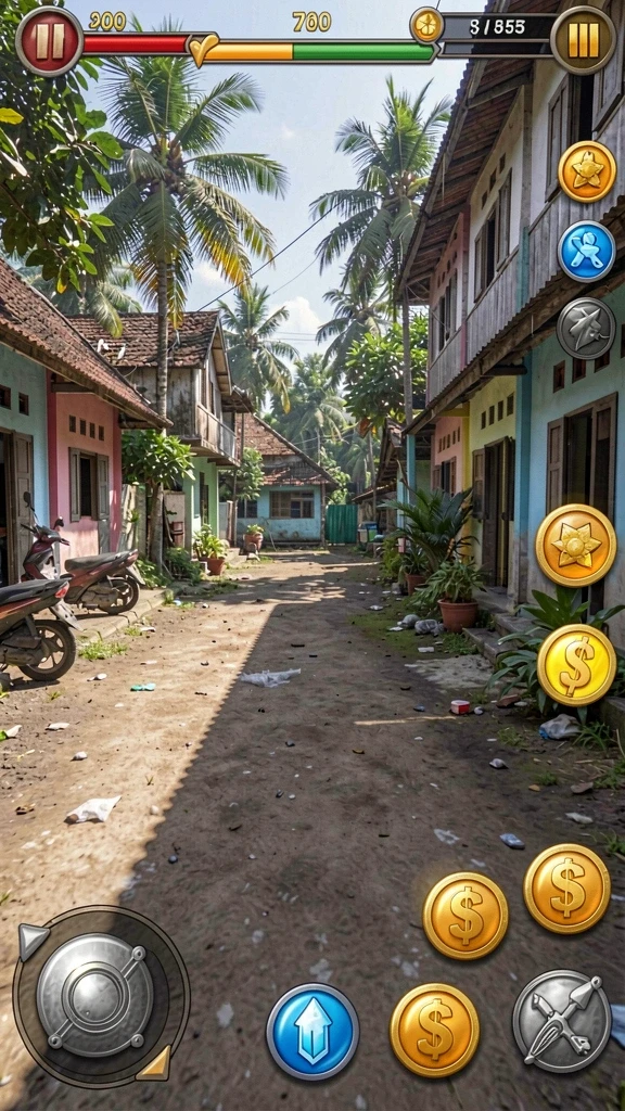 Level tantangan yang seru dan mendebarkan.