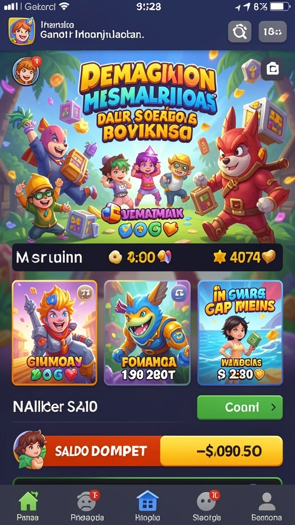 Fitur multiplayer yang memudahkan bersaing dengan teman.