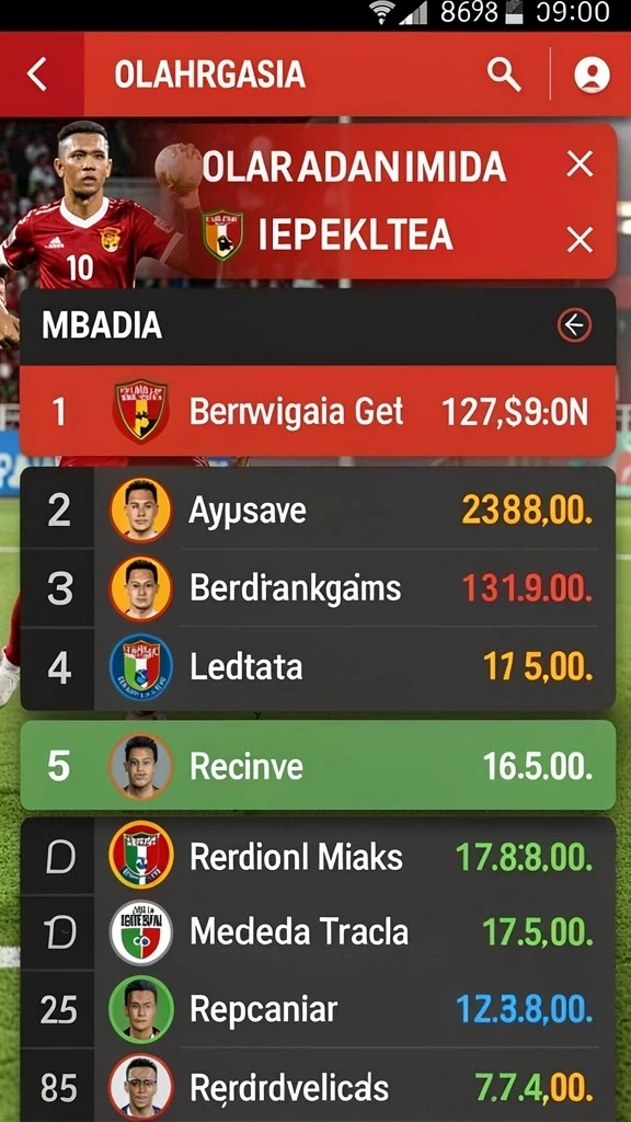 Tampilan utama yang menarik dan mudah dinavigasi.